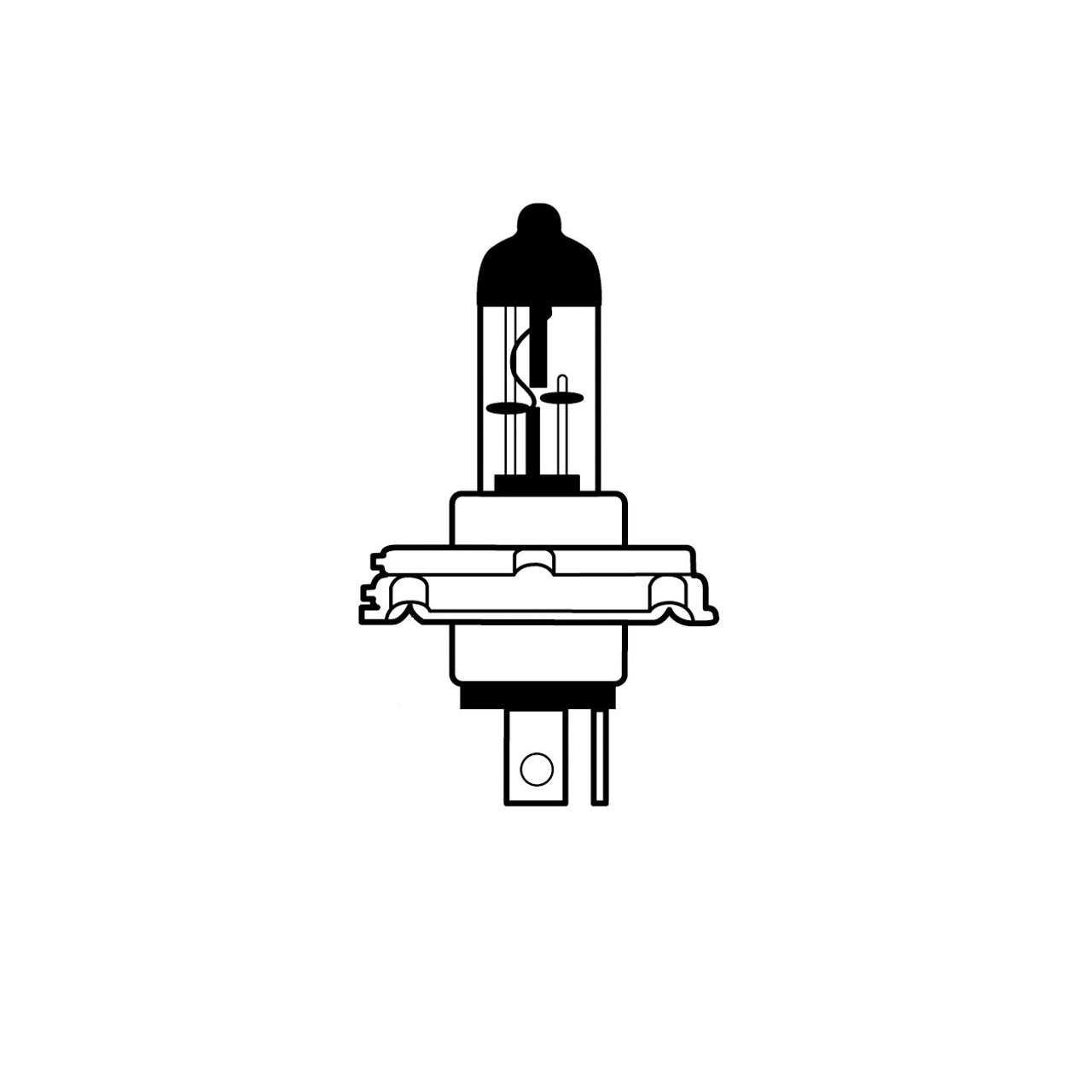 GlÃ¼hlampe H4 P43t