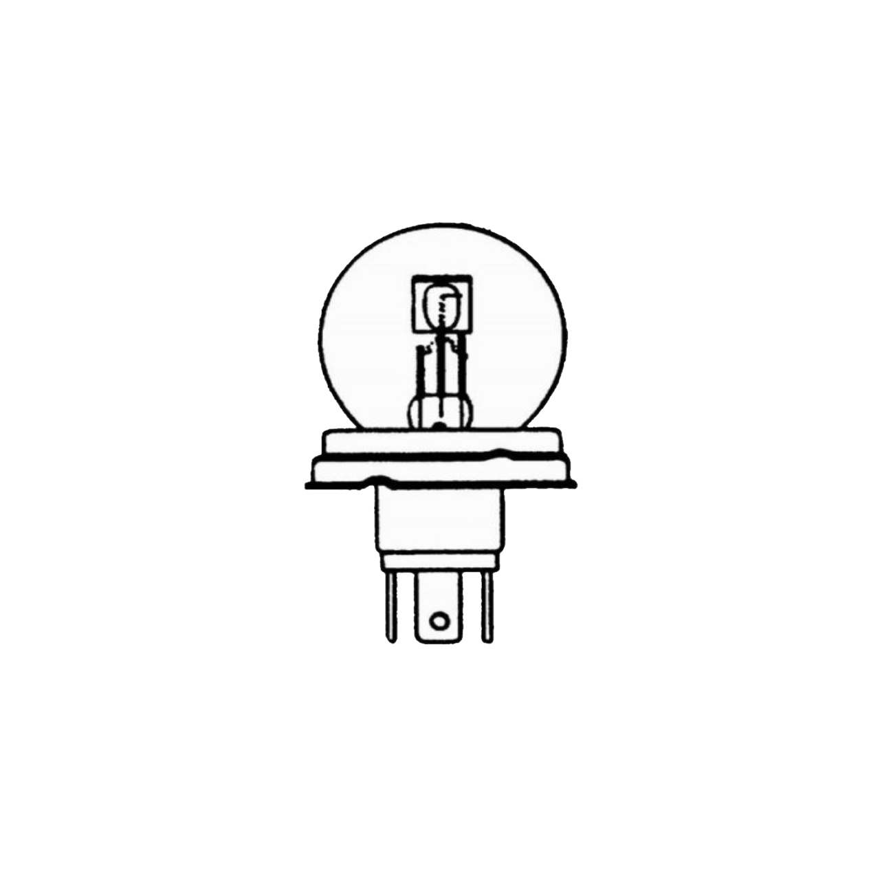 GlÃ¼hlampe Bilux P45t